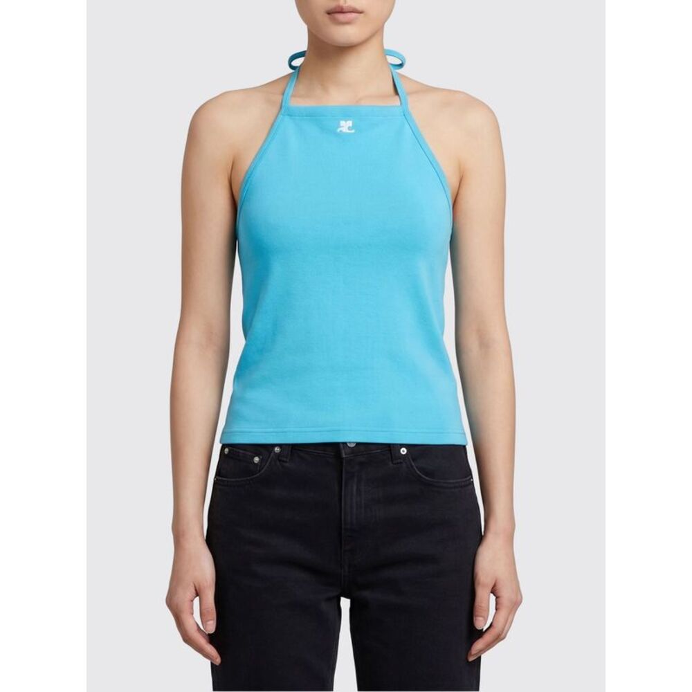 Courreges Top Woman Blue